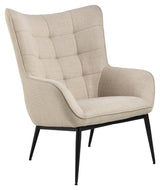 Redding, loungestol - beige - Unoliving.com