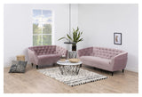 Ria 2-pers. Sofa, Dusty rose velour