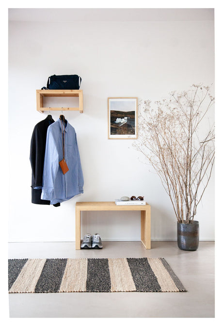 Rib Bænk Bambus, B:73cm - Unoliving.com