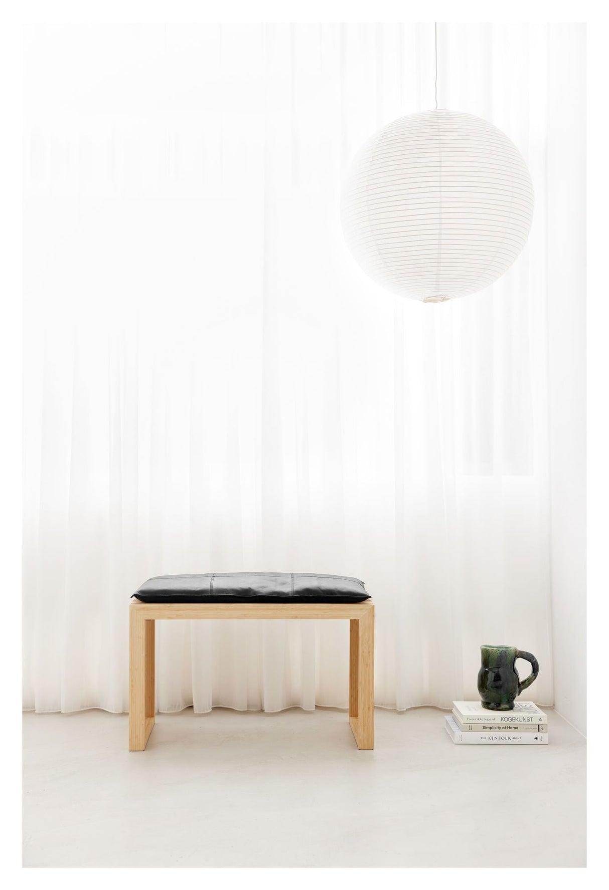 Rib Bænk Bambus, B:73cm - Unoliving.com