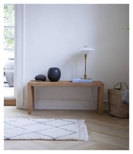 Rib Bænk Teak, B:104cm - Unoliving.com