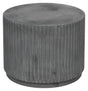 Rillo Podie Sidebord Fiberbeton Charcoal, Ø56 - Unoliving.com