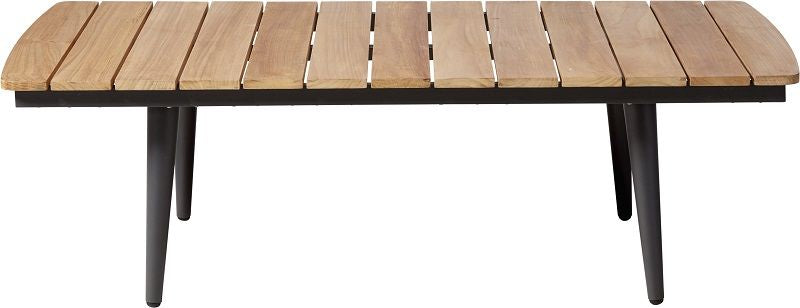 Rio Lounge Havebord 120x60, Antracit/teak - Unoliving.com