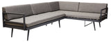 Rio Loungesofa, Grå inkl. Hynder - Unoliving.com