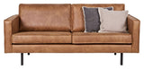 Rodeo 2,5-pers. sofa i øko læder, Cognac - Unoliving.com