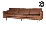 Rodeo 3-pers sofa i øko-læder, Cognac - Unoliving.com