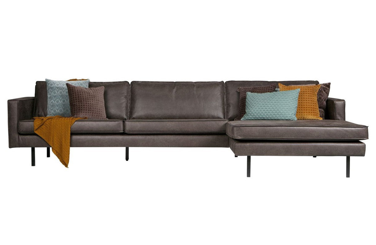 Rodeo 3-pers. Sofa m. højrevendt chaise - Sort - Unoliving.com