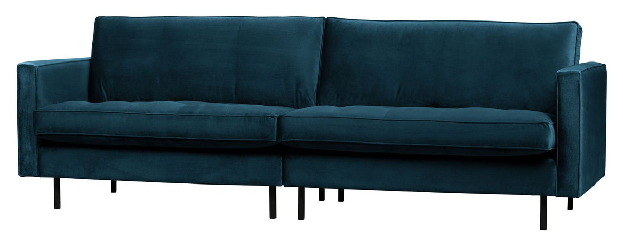 Rodeo Classic 3-pers. Sofa - Blå Velour - Unoliving.com