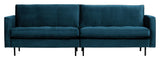 Rodeo Classic 3-pers. Sofa - Blå Velour - Unoliving.com