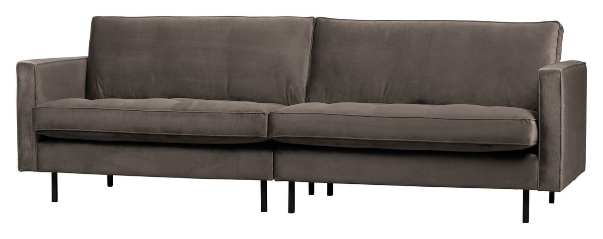 Rodeo Classic 3-pers. Sofa, Taupe Velour - Unoliving.com