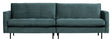 Rodeo Classic 3-pers. Sofa, Teal Velour - Unoliving.com