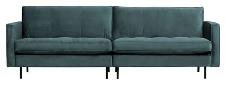 Rodeo Classic 3-pers. Sofa, Teal Velour - Unoliving.com