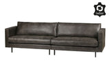 Rodeo Classic 3 pers. sofa i sort øko-læder - Unoliving.com