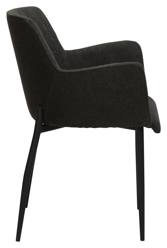 Rombo Spisebordsstol, Crow Black - Unoliving.com