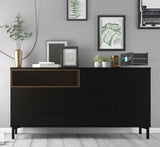 Roomers Skænk 90x175 - Sort - Unoliving.com