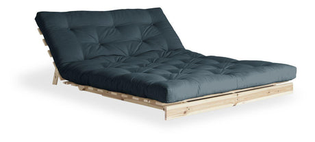 Roots 140 Sovesofa, Petroleum Blue/Natur - Unoliving.com