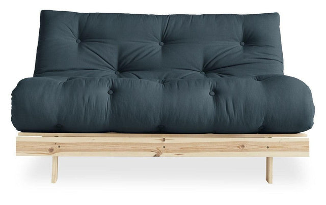 Roots 140 Sovesofa, Petroleum Blue/Natur - Unoliving.com