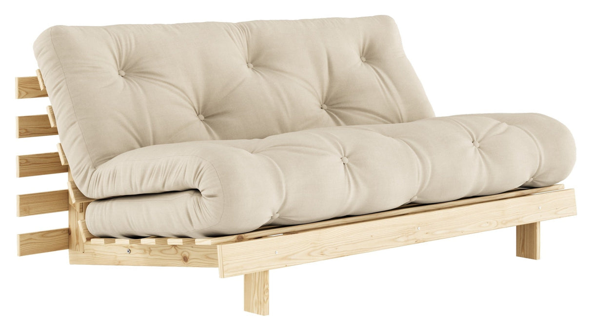 Roots 160 Sovesofa, Fyrretræ/Beige, - Unoliving.com