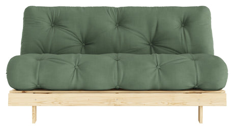 Roots 160 Sovesofa, Fyrretræ/Olive Green, - Unoliving.com