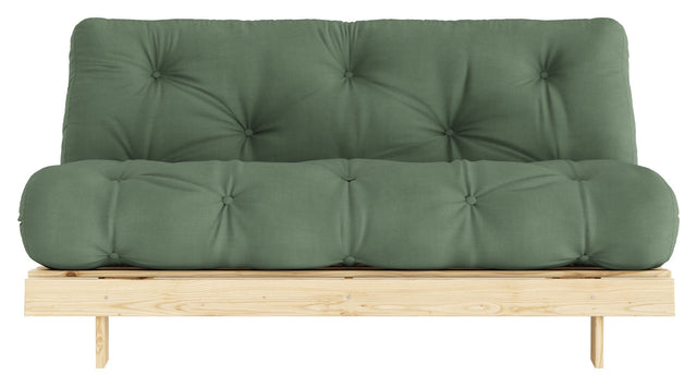 Roots 160 Sovesofa, Fyrretræ/Olive Green, - Unoliving.com