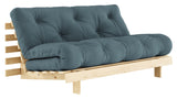 Roots 160 Sovesofa, Fyrretræ/Petroleum Blue, - Unoliving.com