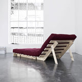 Roots 90 Sovesofa, Bordeaux/Natur - Unoliving.com