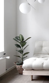 Roots 90 Sovesofa, Navy/Natur - Unoliving.com