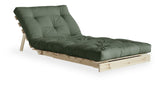 Roots 90 Sovesofa, Olive Green/Natur - Unoliving.com