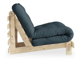 Roots 90 Sovesofa, Petroleum Blue/Natur - Unoliving.com