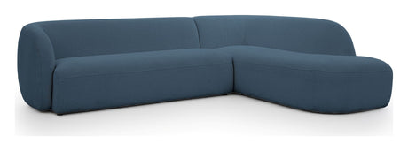 Rothschild 2,5-pers Sofa open højre - Blå - Unoliving.com