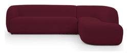 Rothschild 2,5-pers Sofa open højre - Bordeaux - Unoliving.com