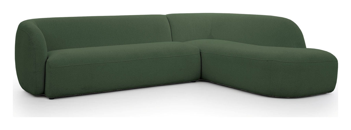 Rothschild 2,5-pers Sofa open højre - Grøn - Unoliving.com