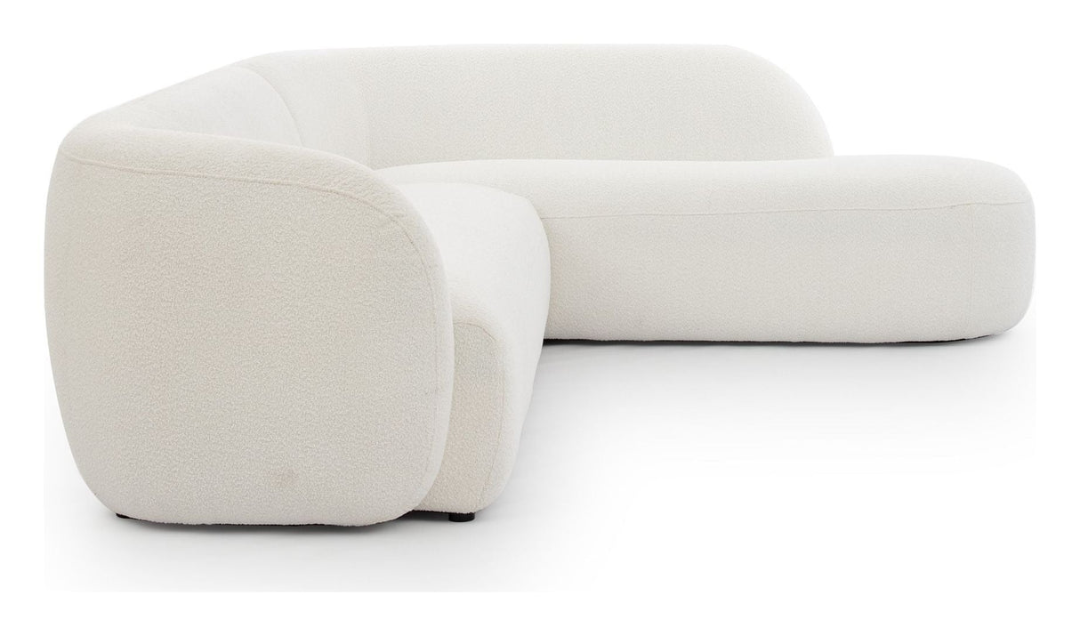 Rothschild 2,5-pers Sofa open højre - Offwhite - Unoliving.com