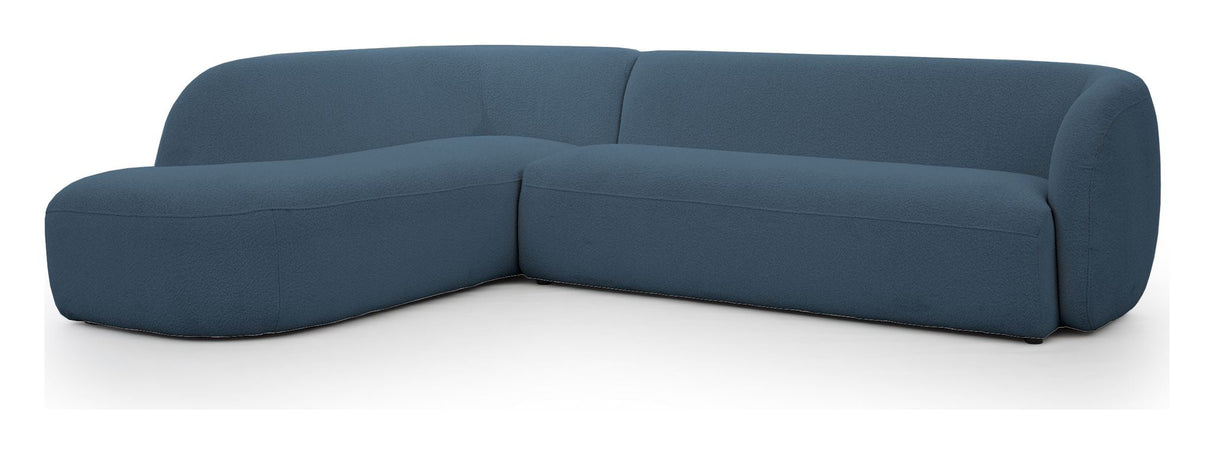 Rothschild 2,5-pers Sofa open venstre - Blå - Unoliving.com