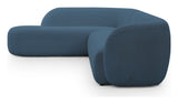 Rothschild 2,5-pers Sofa open venstre - Blå - Unoliving.com