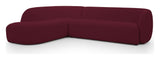 Rothschild 2,5-pers Sofa open venstre - Bordeaux - Unoliving.com