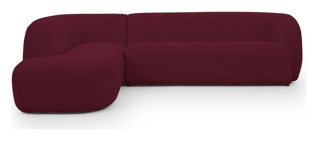 Rothschild 2,5-pers Sofa open venstre - Bordeaux - Unoliving.com