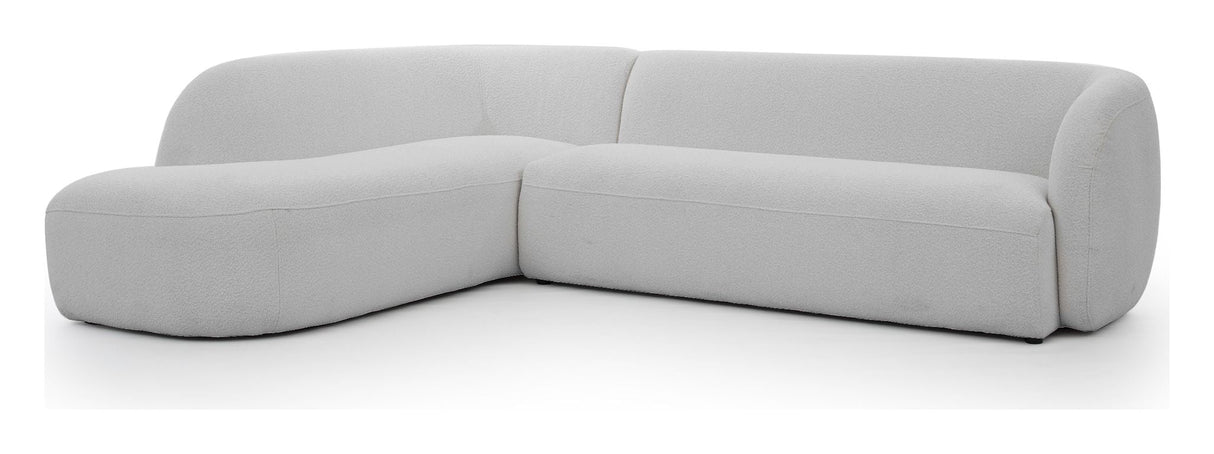 Rothschild 2,5-pers Sofa open venstre - Grå - Unoliving.com