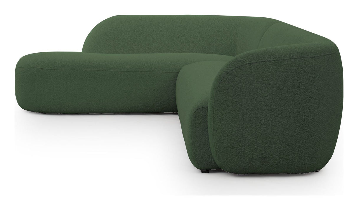 Rothschild 2,5-pers Sofa open venstre - Grøn - Unoliving.com