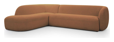 Rothschild 2,5-pers Sofa open venstre - Ler brun - Unoliving.com