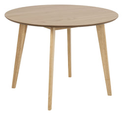 Roxby Spisebord, MDF m. lakeret finér, Ø105x76 - Unoliving.com