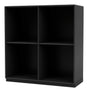 SHOW Bogreol m. sokkel H3 cm, Black - Unoliving.com