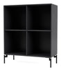 SHOW Bogreol m. sorte ben, Anthracite - Unoliving.com