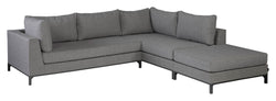 SICILI횏 Loungesofa h첩jrevendt, Gr책 - Unoliving.com