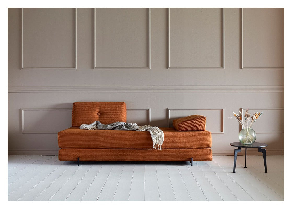 SIGMUND INDU Sovesofa, Corduroy/Burnt Orange - Unoliving.com