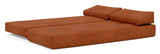 SIGMUND INDU Sovesofa, Corduroy/Burnt Orange - Unoliving.com