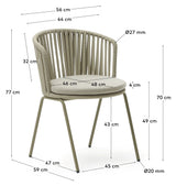 Saconca Havestol, Beige - Unoliving.com