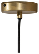 Safa Loftlampe, Ø33, Brun glas/Antik messing - Unoliving.com