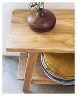 Safara Bænk - Genanvendt Teak, B150 - Unoliving.com