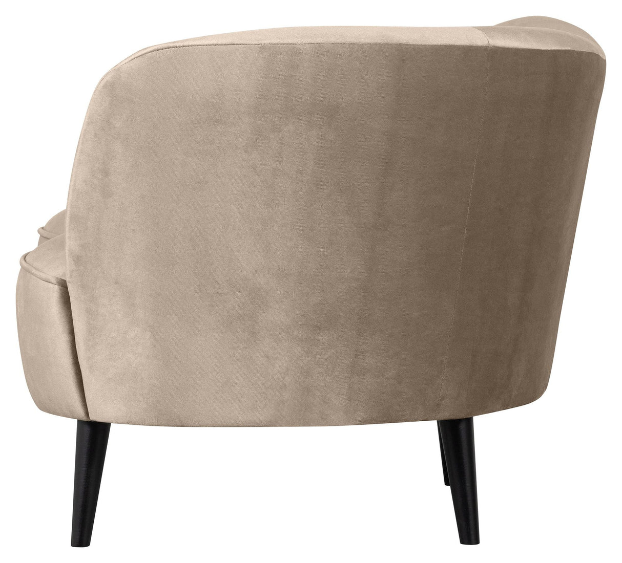 Sara Lougesofa, venstrevendt - Khaki fløjl - Unoliving.com